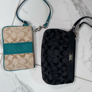 Coach wristlets